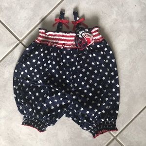 *LAST CALL* Patriotic onesie with floral detail